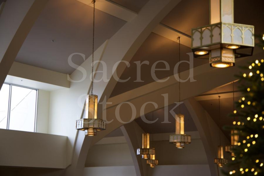 Chandeliers at Christmas