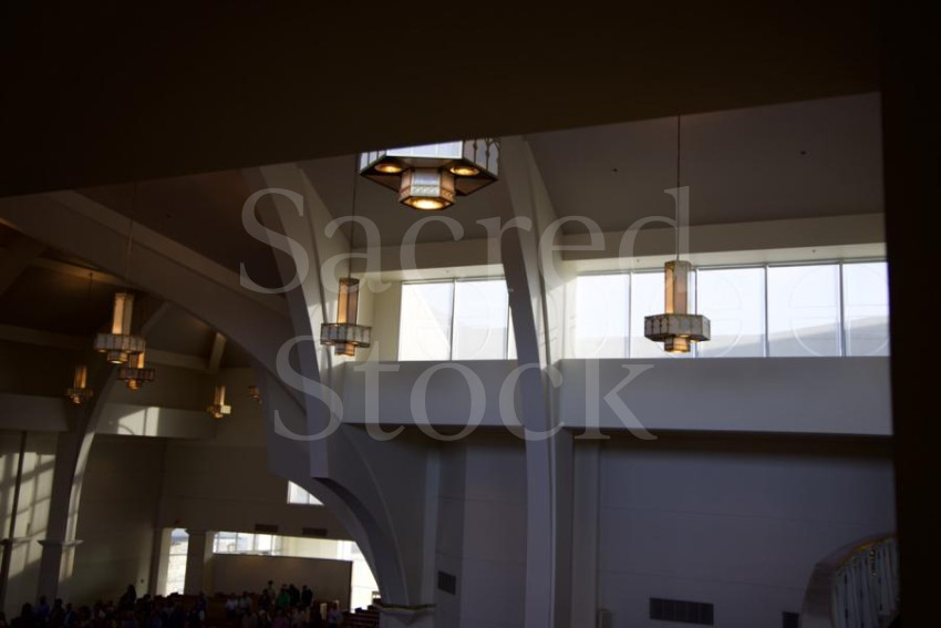 Church Cieling Sunlit