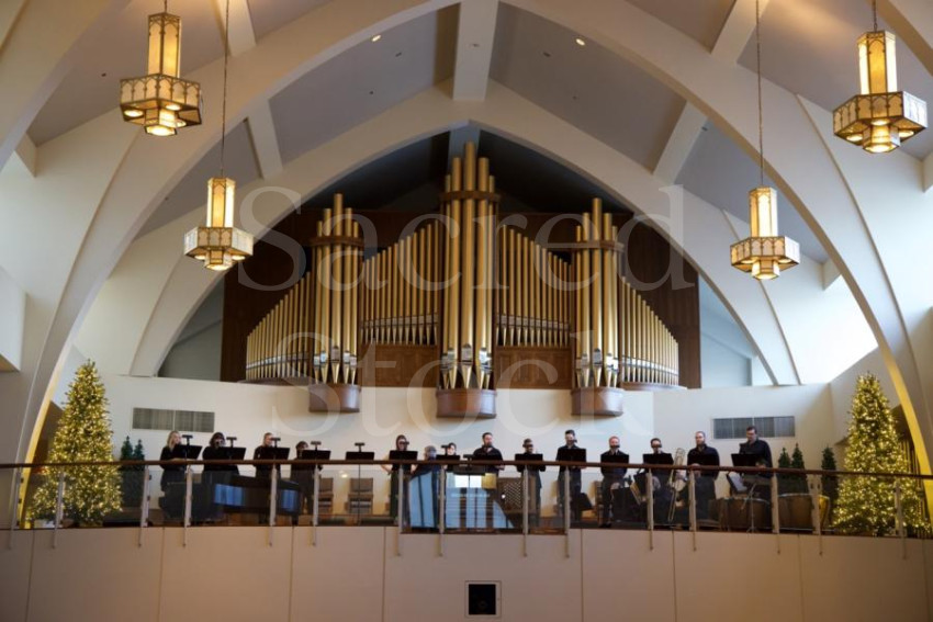 Balcony Choir at Christmas